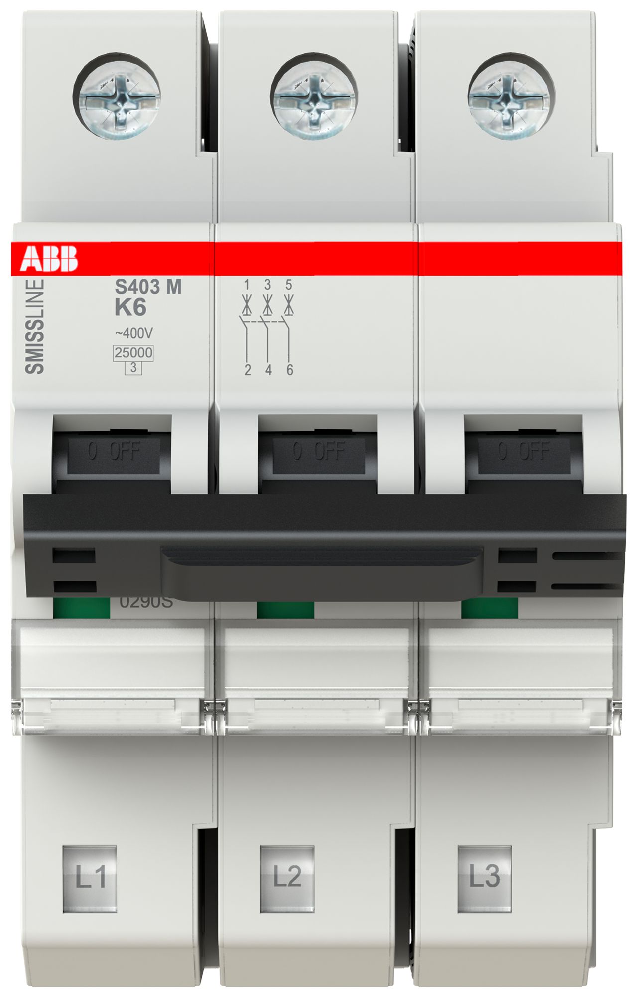 Disgiuntore SMISSLINE TP S 3×6 K 25kA
