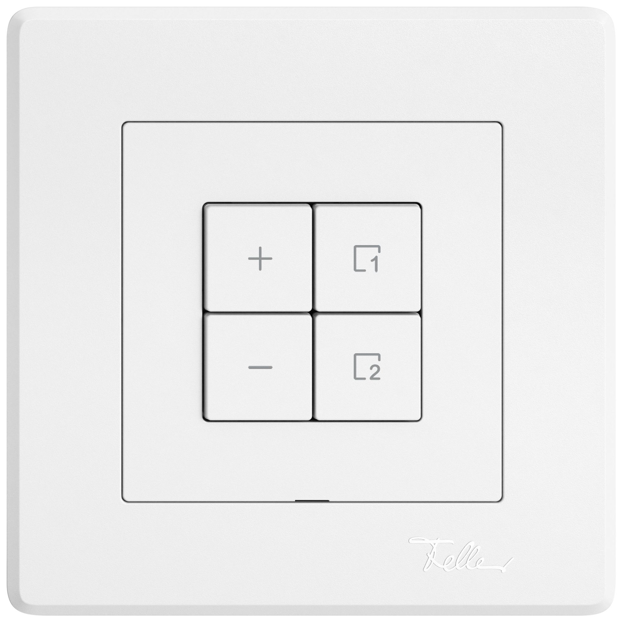 UP-Bedienaufsatz zu Dimmer EDIZIO.liv Wiser SNAPFIX® 1K Szene 4T ws