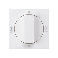 Einsatz zu Drehschalter 0-Man-0-Aut. kallysto 2/1L weiss mit Drehgriff