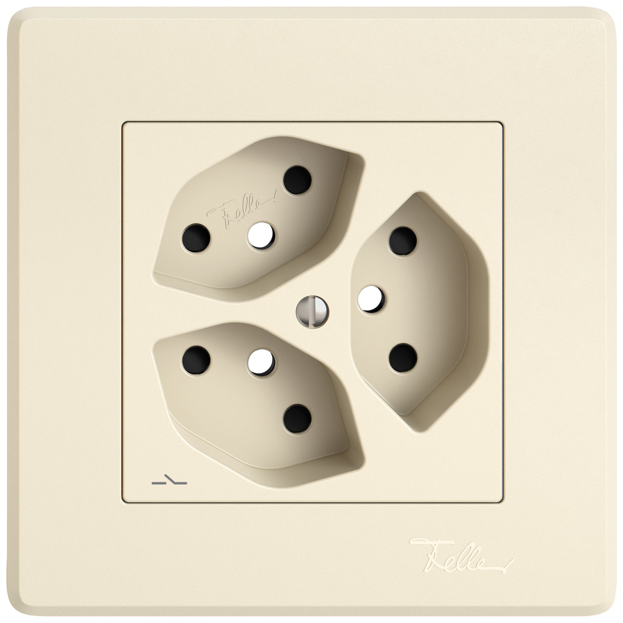 UP-Montageset EDIZIO.liv SNAPFIX® für 3×T13 getrennt Shutter cr