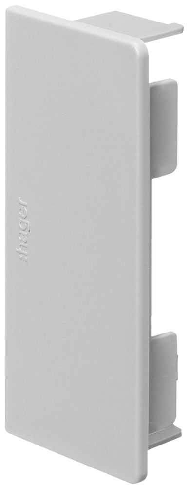 Endstück Hager tehalit.LF 90×40mm grau IP30