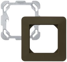 UP-Kopfzeile Hager kallysto.trend 1×1 94×94mm braun