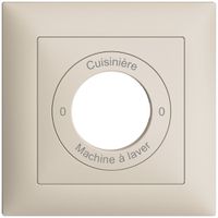 Frontset 0-Cuisinière-0-Machin à laver EDIZIOdue 88×88mm crema