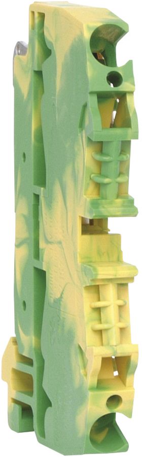 Borne de passage Hager 2.5mm², PE enfichable, ouvert sur le côté