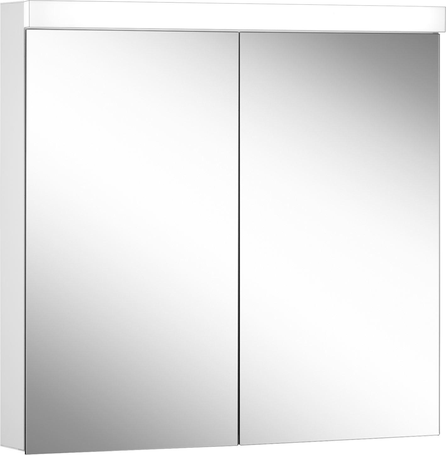 Schneider Spiegelschrank LOP 80/2/LED, 3000K, weiss