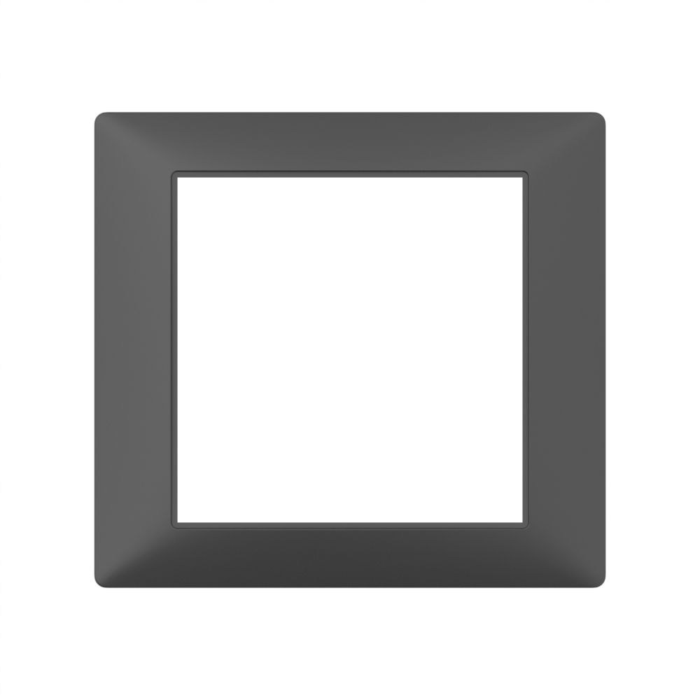 Cadre de recouvrement SIDUS 1×1 anthracite 80×86mm