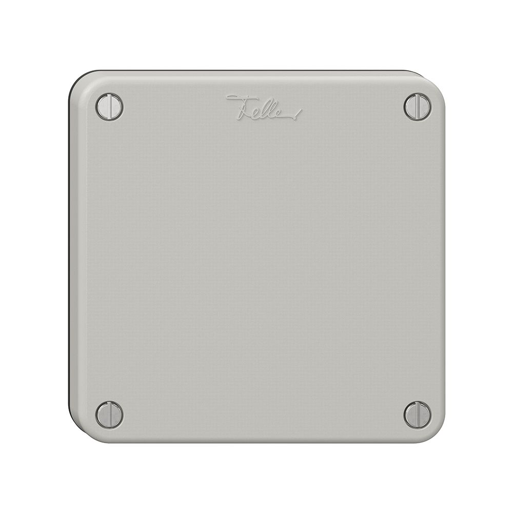 Blindabdeckung NEVO N.CO Einbautiefe 3 mm, lichtgrau