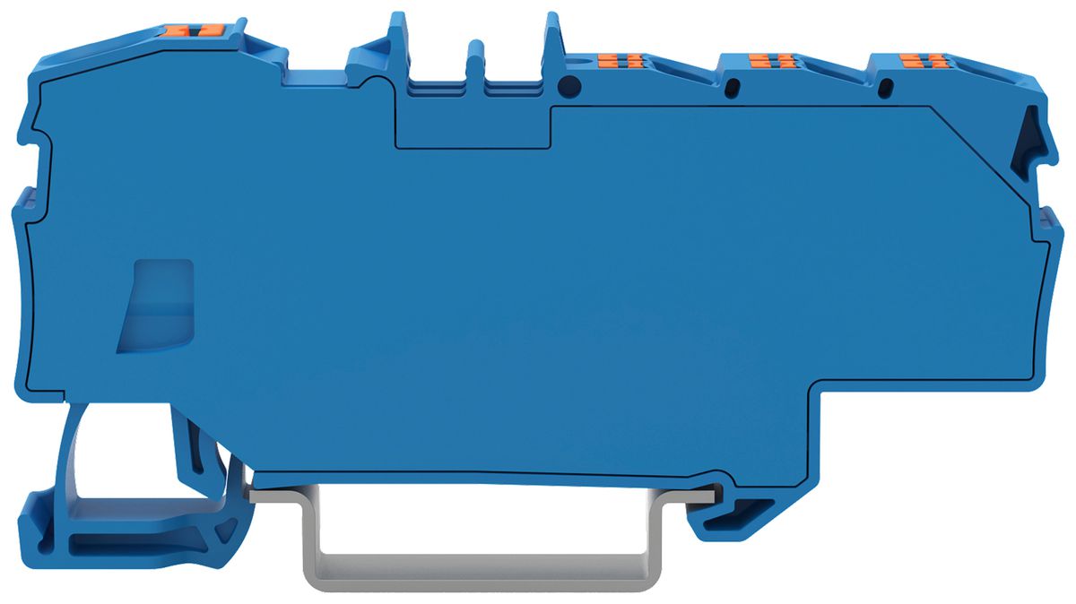 Bloc de distribution WAGO TOPJOB S 1P 41A 1×entr 10mm² 6×sort 2.5mm² Ex bl