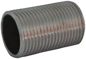 Gewindenippel rund kurz Stahl rostfrei M20