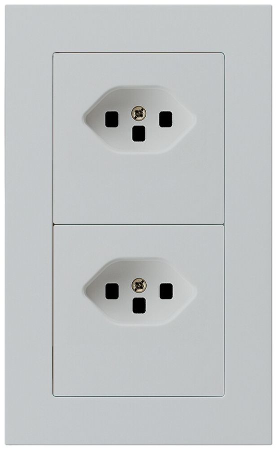 UP-Kombination kallysto.pro Gr.I-I vertikal 2×Typ 23 m.Schraubkl.C lichtgrau