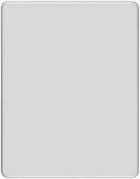 Plaque de recouvrement 4×3 grd.I sans alésage blanc