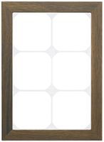 Abdeckrahmen KAL.art 3×2 214×154mm Räuchereiche