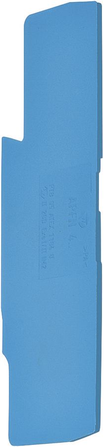 Paroi de fermeture Hager pour KYA04NH4 brides N 4mm² bleu