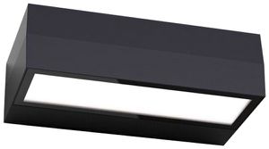 LED-Wandleuchte DOTLUX BRICK 10W 750lm 4000K DIM IP65 schwarz