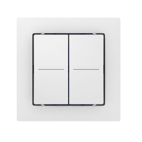 Senseur poussoir ABB Sidus KNX Basic type-E, 2/4, blanc