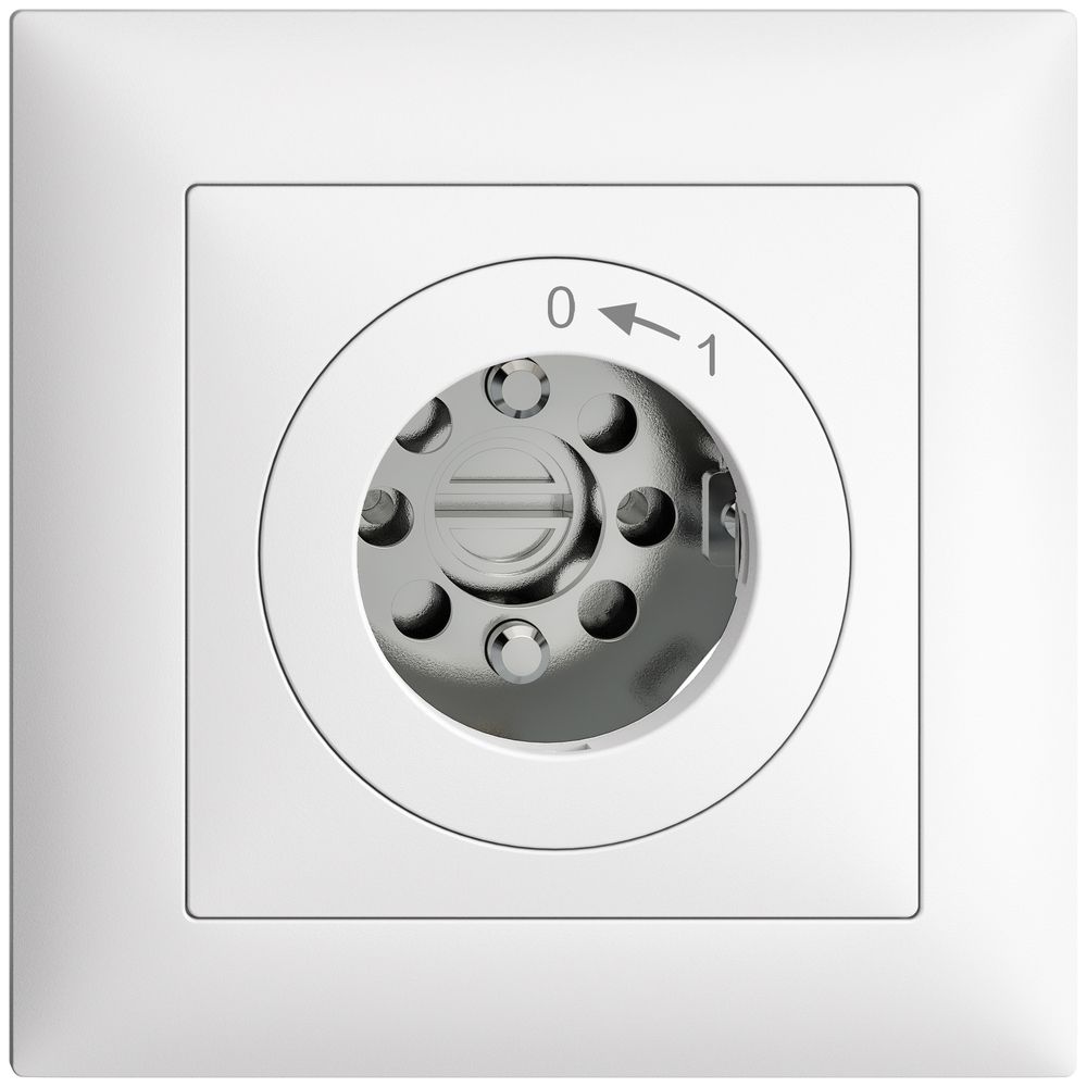 Contatto rotativo INC 0<1/1P EDIZIOdue bianco per serrat. senza cil.