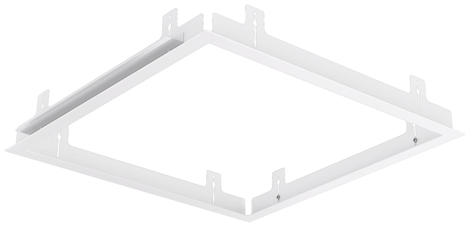 Einbaurahmen Signify NatureConnect 625×625×88mm Stahl weiss