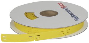 Kennzeichnungsschilder AWAG HT 100×15mm 125 Stück/Rolle gelb