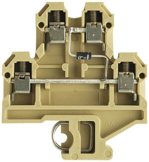 Borne de composant Weidmüller DK 1D CSA A1 connexion à vis 4mm² TS32 beige