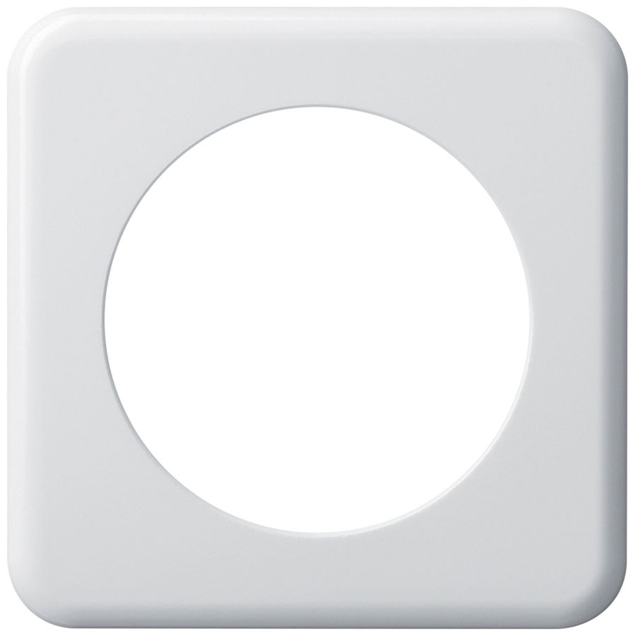 Abdeckplatte basico 1×1 58mm weiss