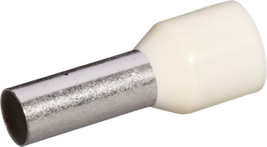 Aderendhülse Typ A isoliert 10mm²/12mm elfenbein