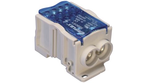 Barrettes à bornes neutres et de protection, bornes de câble de commande