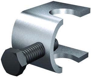 Collare di fisaggio Flury FE 42 ac nudo, per nastro, 1 pezzi