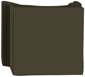 Blindabdeckung Feller für Anschlussmodul R&M Kat.6A umbra