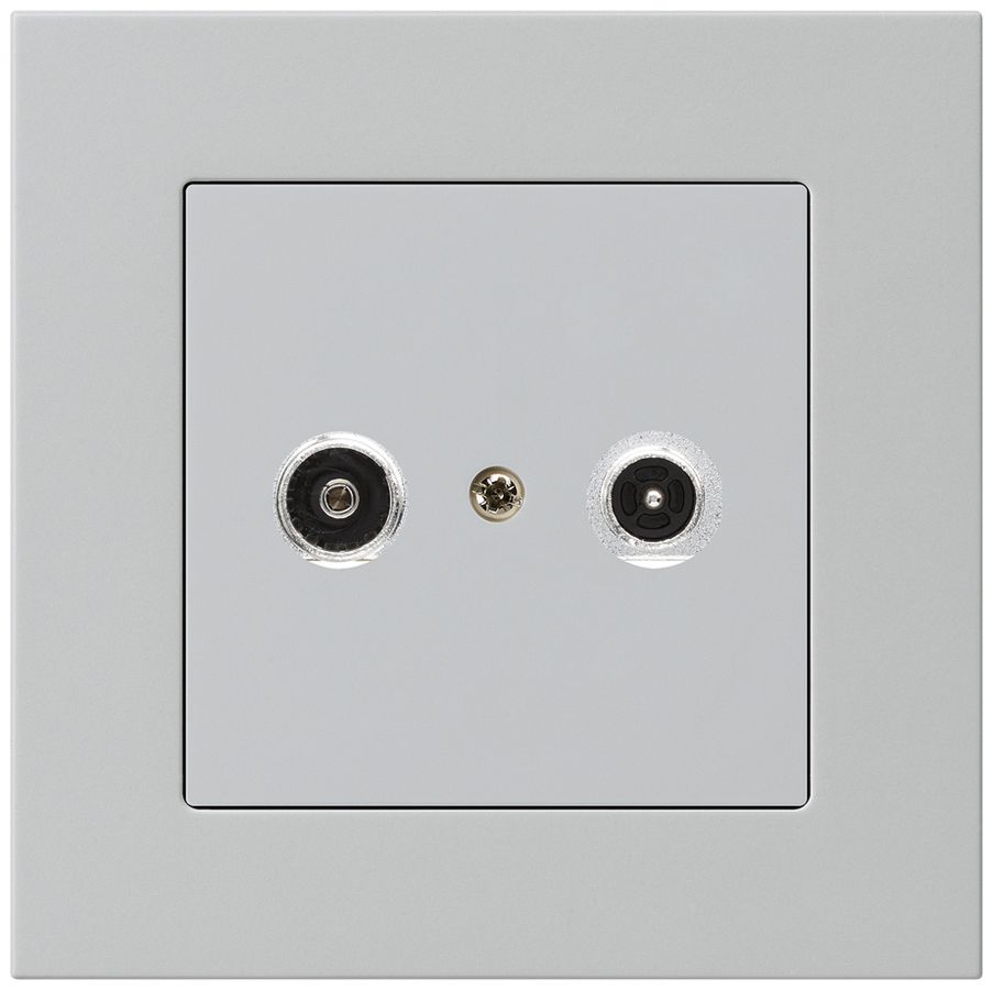 UP-Antennendose kallysto.pro R/TV 23dB 2GHz hellgrau