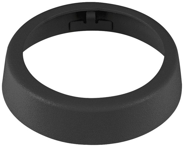 Bague décorative SLV LIGHT EYE 90 acier Ø59×14mm noir