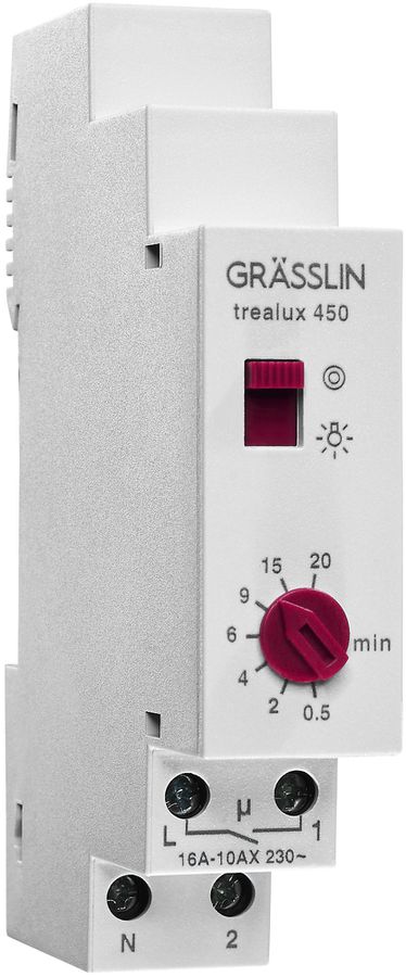 REG-Treppenhausautomat trealux 450, Minuten- oder Dauerlicht, 2600 W