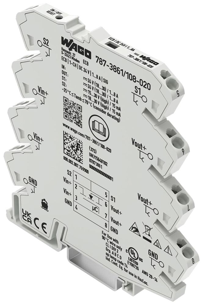 Disgiuntore elettronico WAGO 1…8A