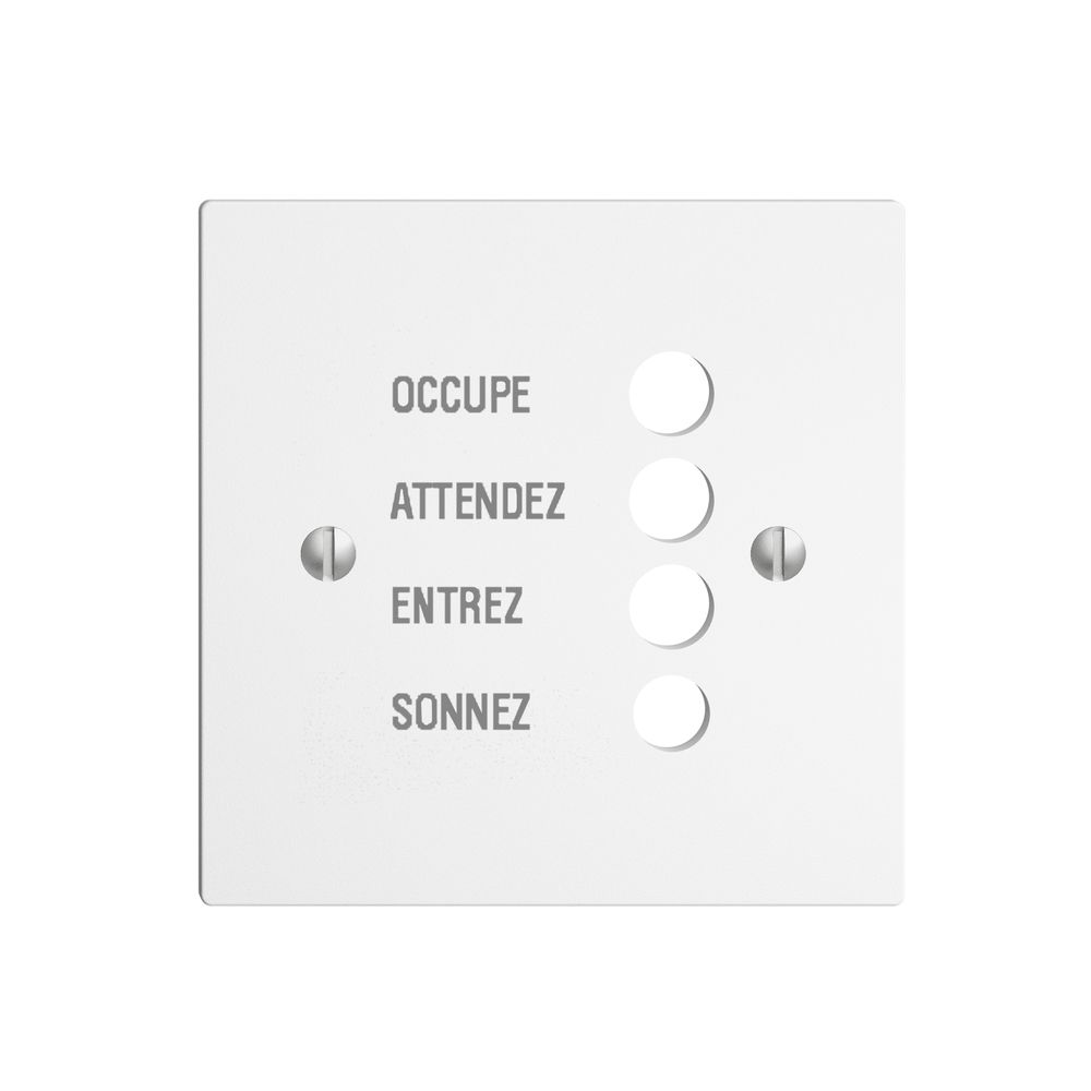 Placca frontale EDIZIOdue bianco francese