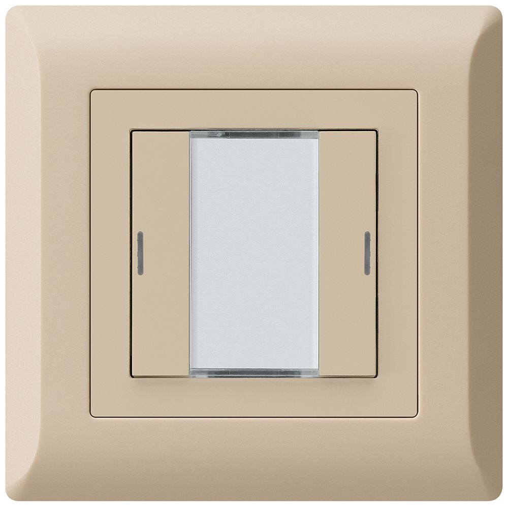 UP-Taster kallysto.line KNX 2×RGB LED s/e-link beige