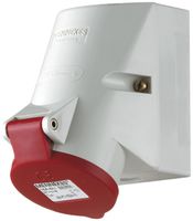 Presa mu.AP CEE 16A 5P 6h 400V rosso posiz.113mm TwinContact