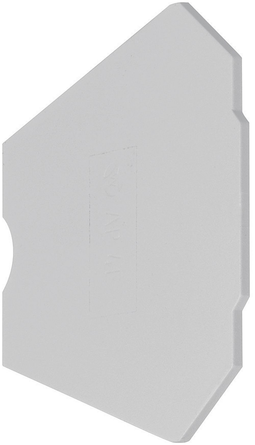 Paroi de fermeture Hager pour KXA04VB, KXA04LX gris