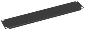 Blindplatte 19" VALUE, 2HE, schwarz (RAL 9005)