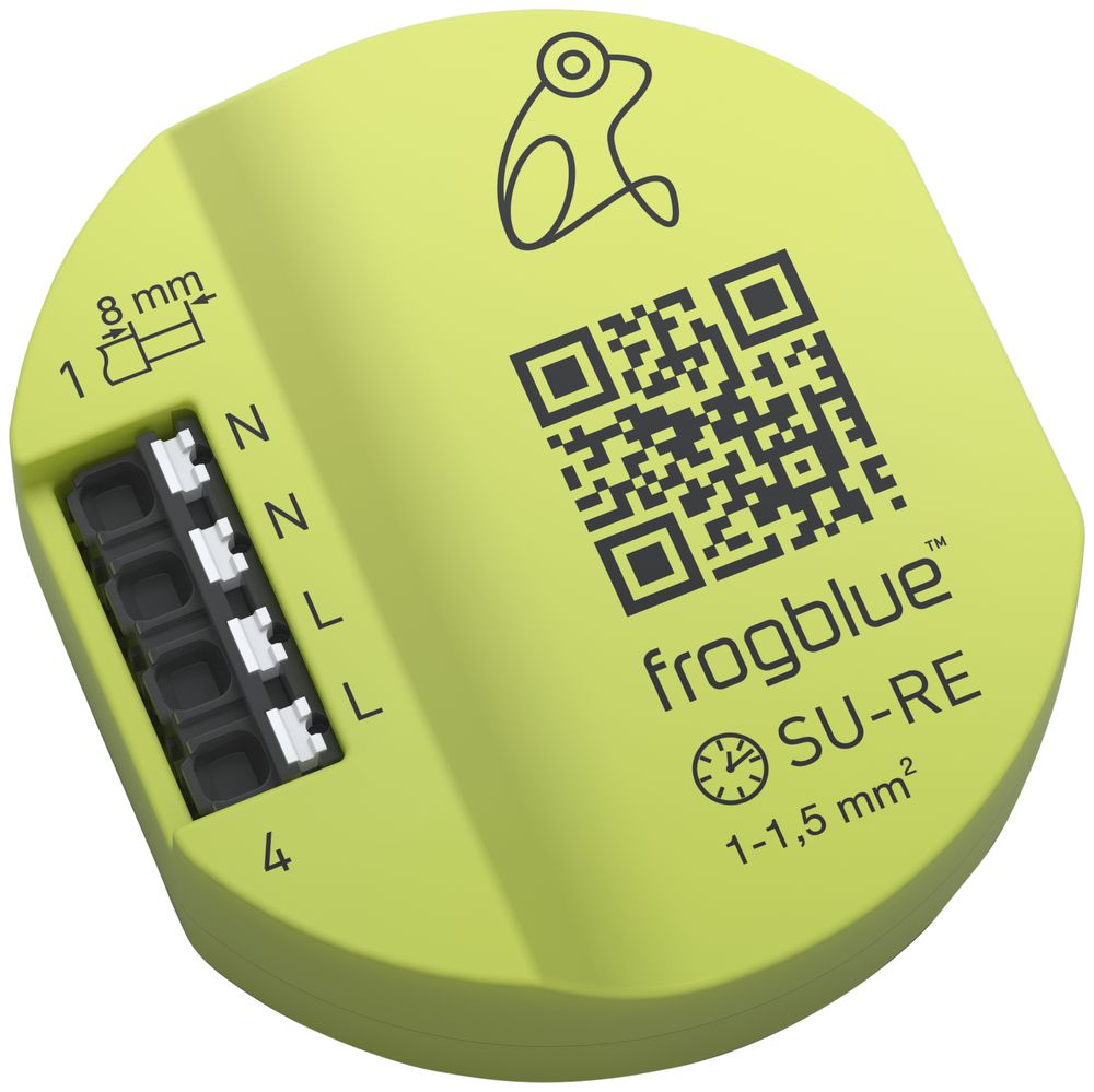 Repeater frogblue frogClock, 230V mit Uhrzeitpufferung 120h