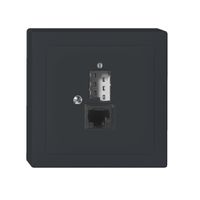 Prise AP SIDUS A T+T/1×RJ45 anthracite