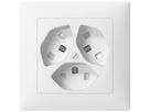 Prise ENC SIDUS 3×T23 blanc