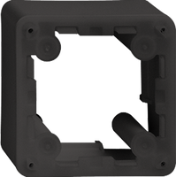 Zwischenrahmen schwarz 33mm mit Schrauben und Dichtung