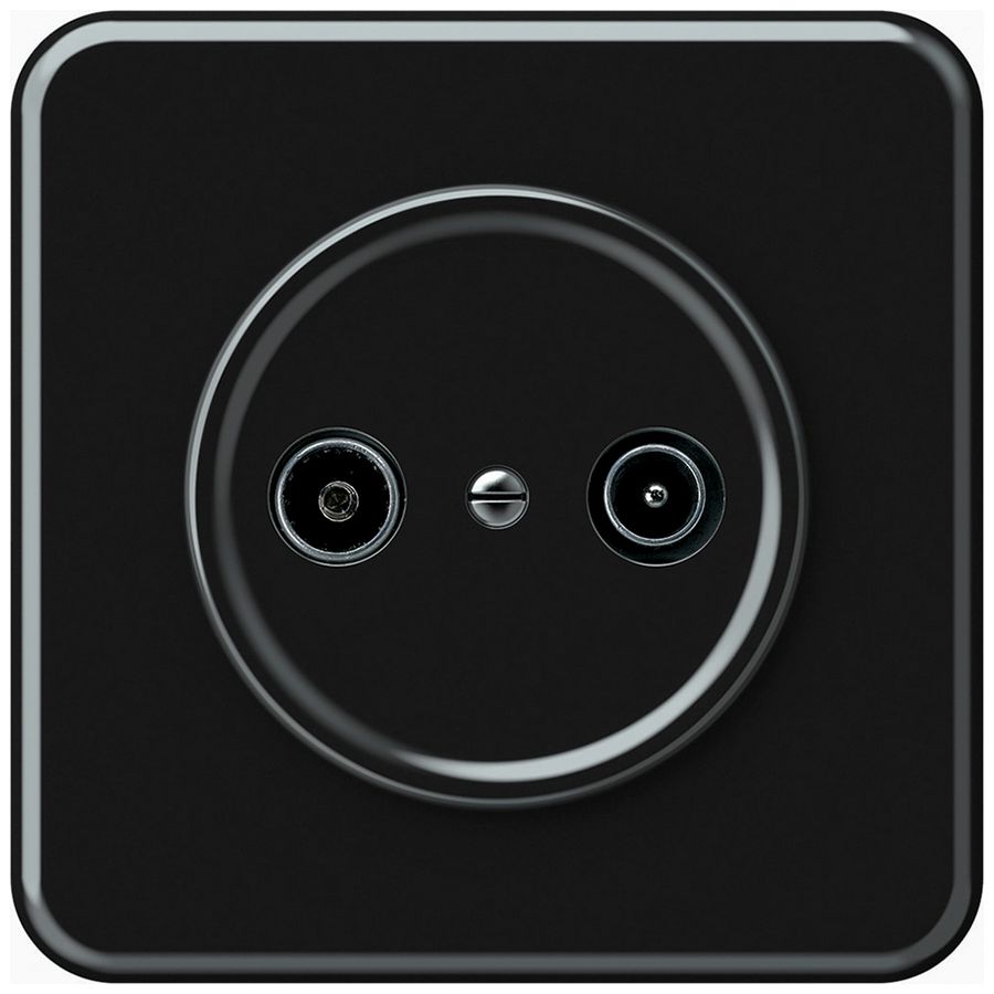 UP-Antennendose TV-R origin Durchgangsdose 18.5dB 1.7dB schwarz