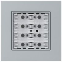 UP-Taster KNX KPR f.8×Tasten 8×Betätigungspunkte LED grau