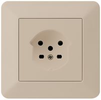 UP-Steckdose kallysto.trend T15 beige Schraubklemme
