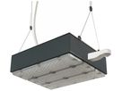 Proiettore capann.LED Sylvania KubiXx WIDE PIR 83W 14300lm 840 IP65 DALI 440×280