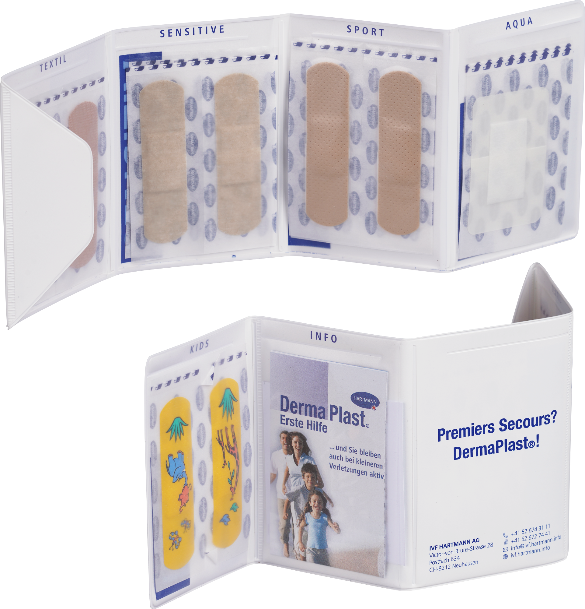 DermaPlast Etui Pansements Etui en Plastique