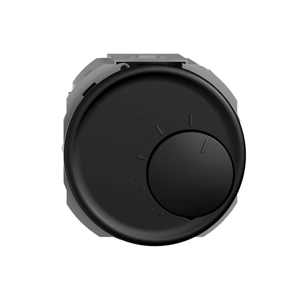 UP-Raumthermostat STANDARDdue schwarz ohne Schalter