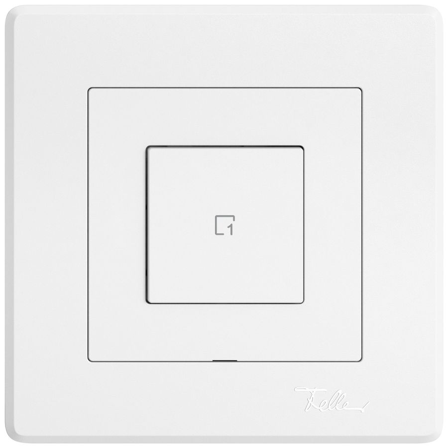 Commande pour poussoir scènes ENC EDIZIO.liv Wiser SNAPFIX® 1 scène WLAN 1T bc