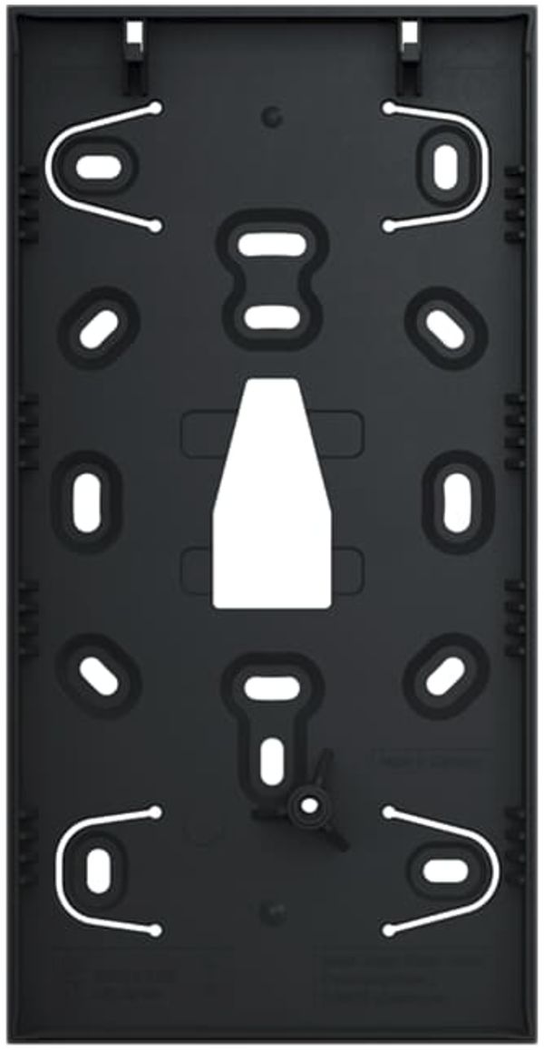 Cadre AP ABB-Tenton, pour dispositif de commande grand, noir mat