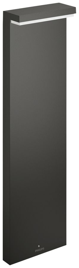 LED-Wegeleuchte Philips Bustan 3.8W 800lm 827 IP44 220×90mm×770mm anthrazit